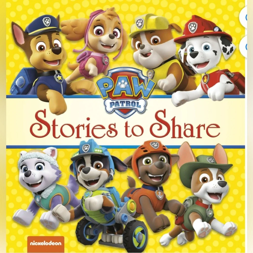 Nickelodeon Paw Patrol Stories to Share Hardcover Book – Hardcover Book for Kids